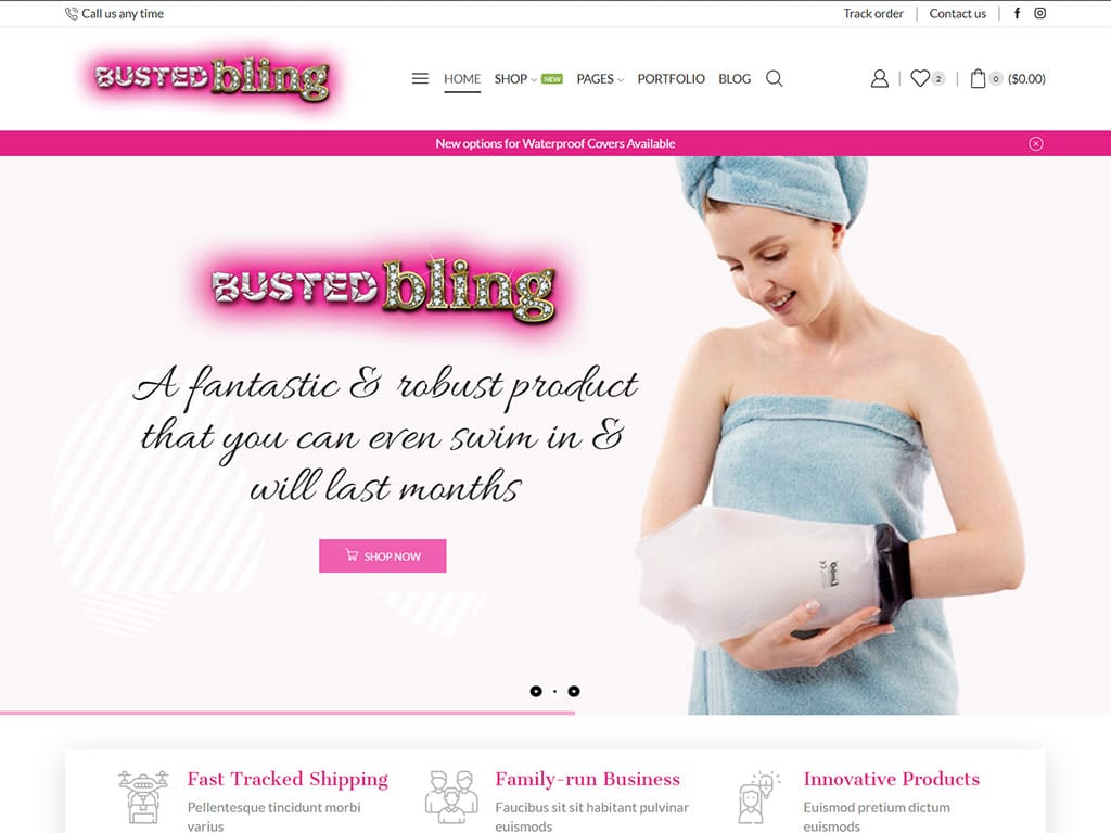 Welcome To Our NEW LOOK Website!!!  Custom Cast & Brace Covers By Busted  Bling [Australia]